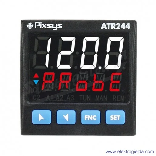 Regulator uniwersalny ATR244-13ABC 24...230VAC/DC 1 wejście + 3x przekaźniki+ 2xSSR+2xBIN+1x wyjście V/mA + CT
