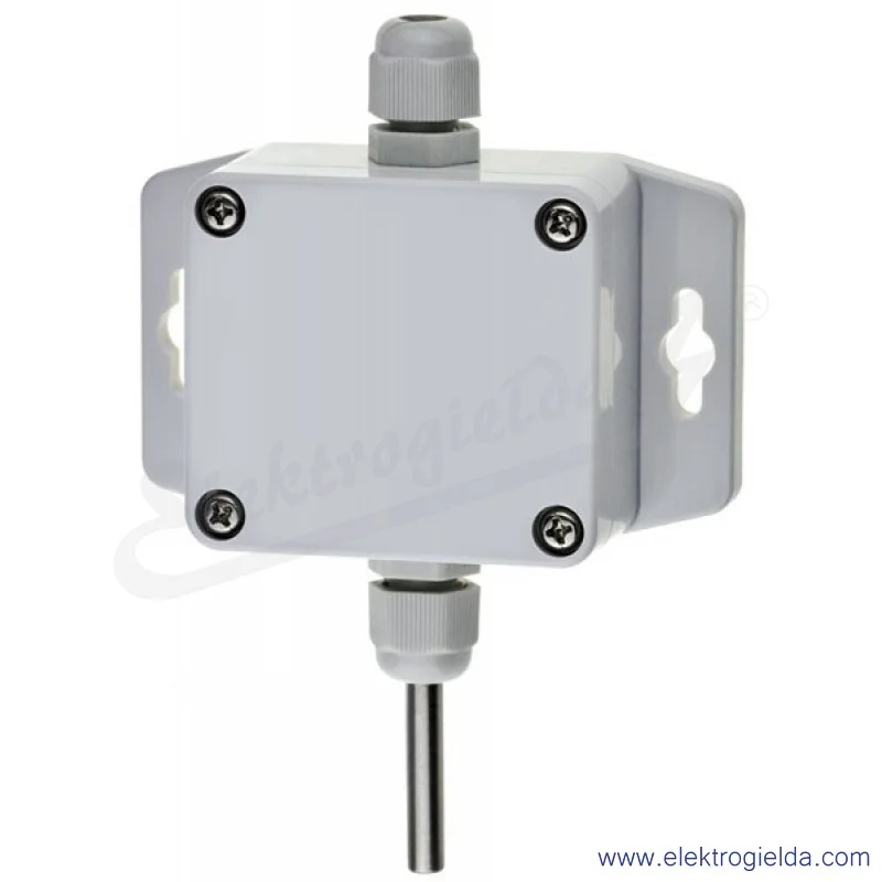Czujnik temperatury AR102/PT100/B/3 pt100 w obudowie naściennej IP65, zakres -30..80°C, wymiary 94/64x58x35mm