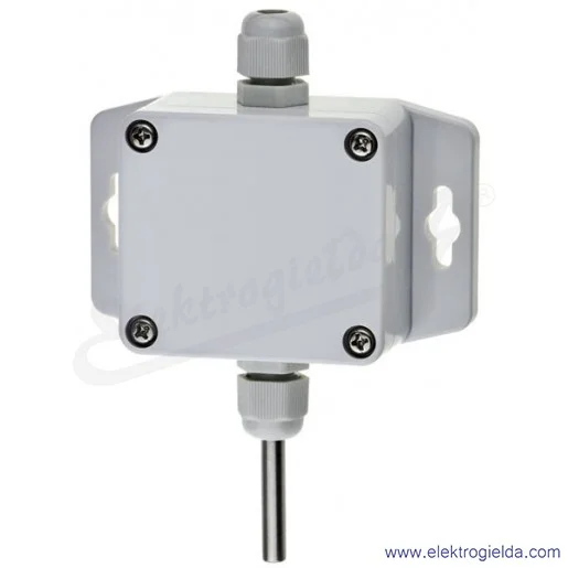 Czujnik temperatury AR102/PT100/B/3 pt100 w obudowie naściennej IP65, zakres -30..80°C, wymiary 94/64x58x35mm