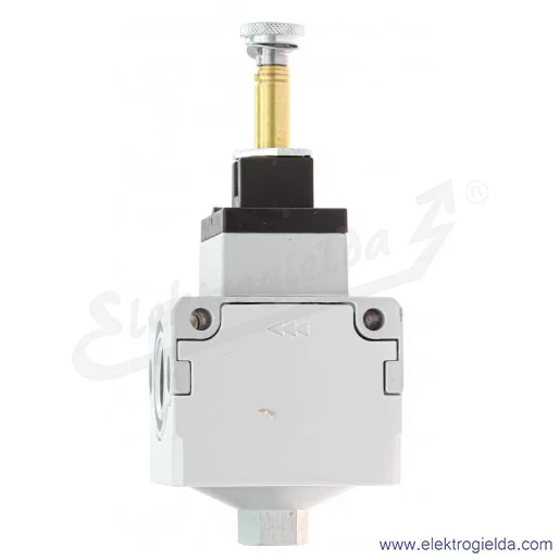 Zawór odcinający elektromagnetyczny MC202-V16, 3/2 NC, monostabilny, G1/2, 2 ÷ 10 bar, 5300 l/min, bistabilne wysterowanie ręczn