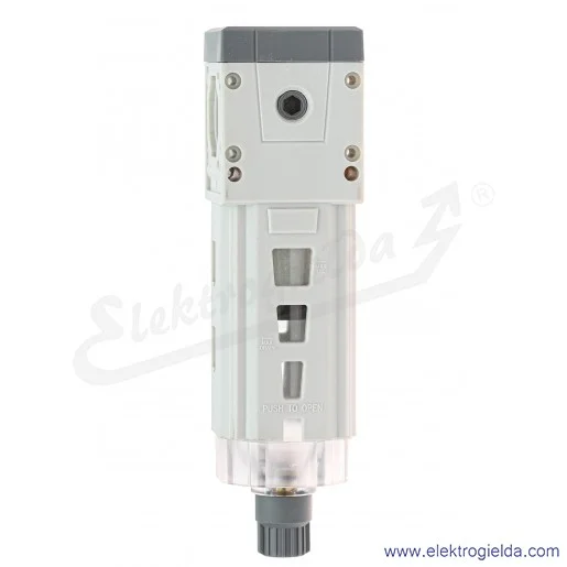 Filtr koalescencyjny MD1-FC100, filtracja 1 µm, 0.3-16 Bar, 1200 l/min w zależności od wybranego naboju przyłączeniowego, spust 