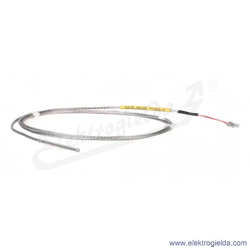 Czujnik temperatury AR131-Pt100-B-3-50-1,5-6-3-400C Pt100, klasa B, fi 3x50mm, przewód 1.5m, 2x oplot włókno szklane, 3-przewodo