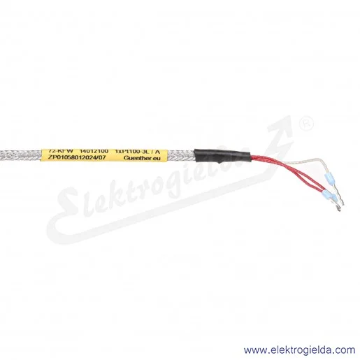 Czujnik temperatury AR131-Pt100-B-6-50-1,5-6-3-400C Pt100, typ B, fi 6x50mm, przewód 1.5m, 2x oplot z włókna szklanego, do 400°C
