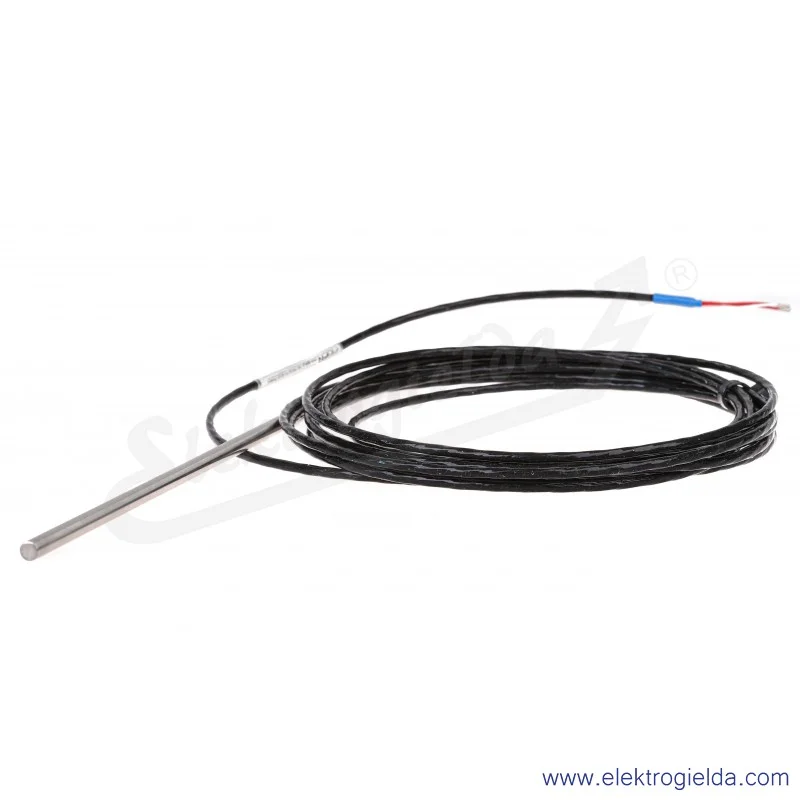 Czujnik temperatury AR131-Pt100-B-6-270-5-5-3-S-250C Pt100, klasa B, fi 6x270mm, przewód 5m teflonowy, do 250°C