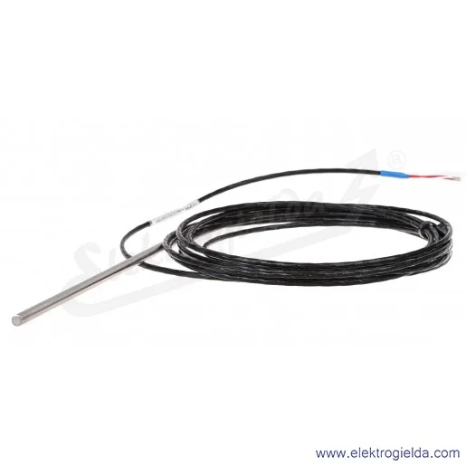 Czujnik temperatury AR131-Pt100-B-6-270-5-5-3-S-250C Pt100, klasa B, fi 6x270mm, przewód 5m teflonowy, do 250°C