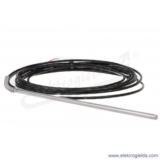 Czujnik temperatury AR131-Pt100-B-6-270-5-5-3-S-250C Pt100, klasa B, fi 6x270mm, przewód 5m teflonowy, do 250°C