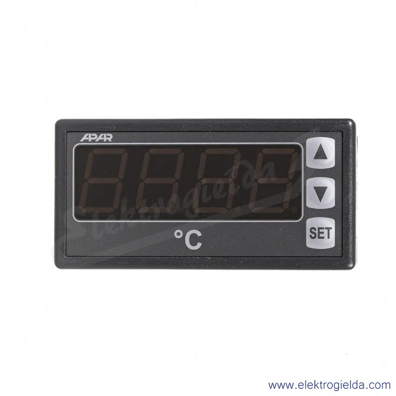 Miernik temperatury AR507 24...230VAC/DC uniwersalne wejście, wyświetlacz 20mm, tablicowy 96x48mm