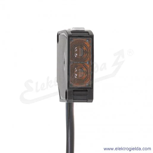 Czujnik odbiciowy E3JK-DR12 2M zasięg 300mm, zasilanie 24..240VAC/DC 3A, SPDT Dark-ON i Light-ON, IP64, przewód 2m