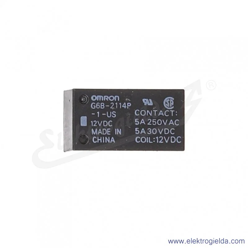 Przekaźnik elektromagnetyczny G6B-2114P-1-US 12VDC SPST-NO+SPST-NC 5A 250VAC 30VDC