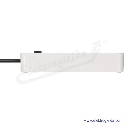 Przedłużacz listwowy 1153234320 Brennenstuhl przewód 3m 3G1,5 5x230 czarny/biały z wyłącznikiem ECOLOR