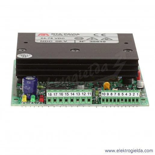 Sterownik silnika krokowego NDC06.V, 24-75V DC, 1.9-6A, mikrokrok: 400, 500, 800, 1.000, 1.600, 2.000, 3.200 i 4.000, sterowanie