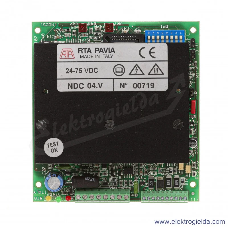 Sterownik silnika krokowego NDC04.V, 24-75V DC, 0.6-2A, mikrokrok 400, 500, 800, 1.000, 1.600, 2.000, 3.200 i 4.000, sterowanie: