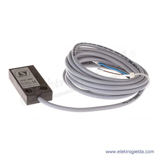 Czujnik indukcyjny PCIF 5RN ITAMID, 10..30VDC, zasięg 5mm, NPN NC, przewód 2m, 25x50x10mm
 