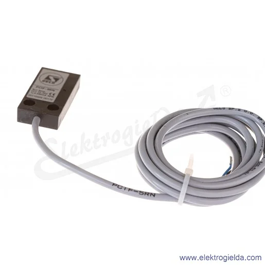 Czujnik indukcyjny PCIF 5RN ITAMID, 10..30VDC, zasięg 5mm, NPN NC, przewód 2m, 25x50x10mm
 
