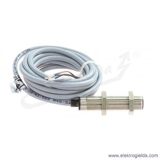 Czujnik indukcyjny SCID4ZRNW 10..30VDC, zasięg 4mm, tuleja M12, NPN NO+NC 200Hz czoło kryte, IP67, długość 51mm