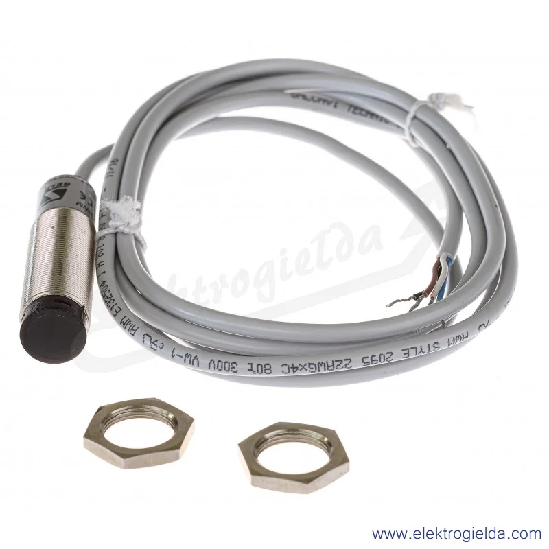 Czujnik odbiciowy SCOO 1000 ZRNM 10..30VDC, zasięg 1m, NPN  NO/NC, tuleja M18, przewód 2m, długość 68mm