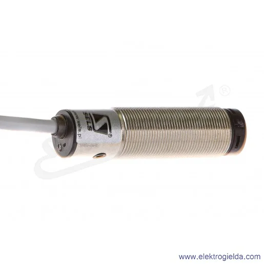 Czujnik odbiciowy SCOO 1000 ZRNM 10..30VDC, zasięg 1m, NPN  NO/NC, tuleja M18, przewód 2m, długość 68mm