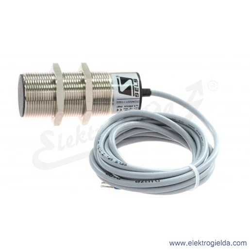 Czujnik indukcyjny PCID 10 ZP 10-30VDC, zasięg 10mm, PNP NO, tuleja M30, przewód 2m, długość 77mm
 