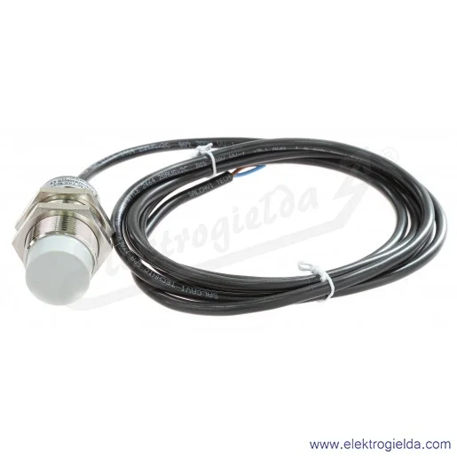 Czujnik indukcyjny PCID15ZM30602M PCID 15Z 10..30VDC, zasięg 15mm, NO, tuleja M30, przewód 2m, długość 60mm