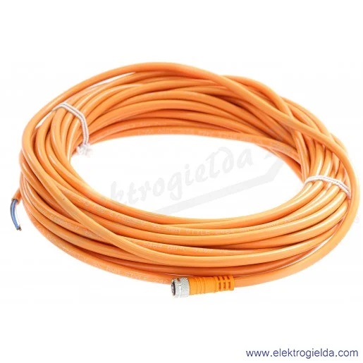 Przewód z gniazdem 6010754 DOL-0804-G10M kabel 10m M8 4pin złącze proste