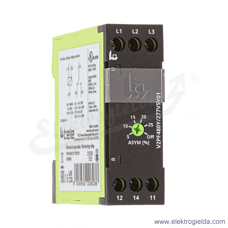 Przekaźnik monitorujący 2615216 V2PF480Y/277VSY01/TPF400VS4X