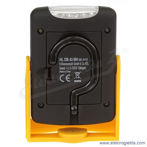 Lampa warsztatowa 1175420010 Brennenstuhl HL DB 43 MH LED 200+20lm 6500K haczyk, zginany pałąk, z 3 bateriami AAA