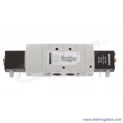 Zawór rozdzielający elektromagnetyczny L23BB452BG00061, 5/2 bistabilny, G3/8, 1-10 Bar, 1800 l/min, 24 VDC, Asco Numatics