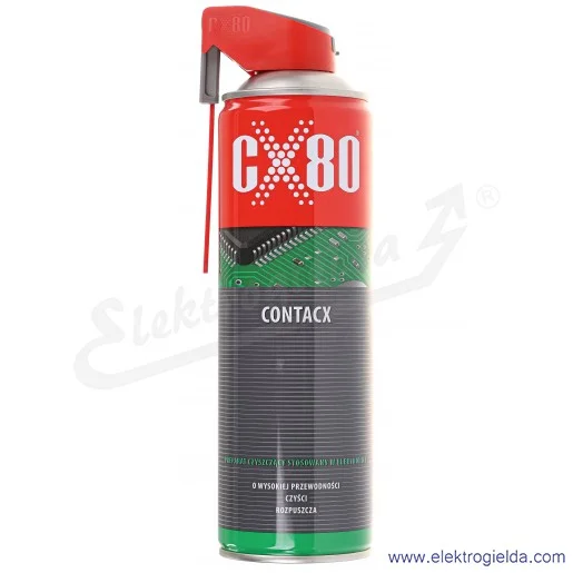 Preparat czyszczący CONTACX 500ml Czyszczenie styków i elementów elektroniki Preparat czyszczący CONTACX 500ml Czyszczenie styków i elementów elektroniki
