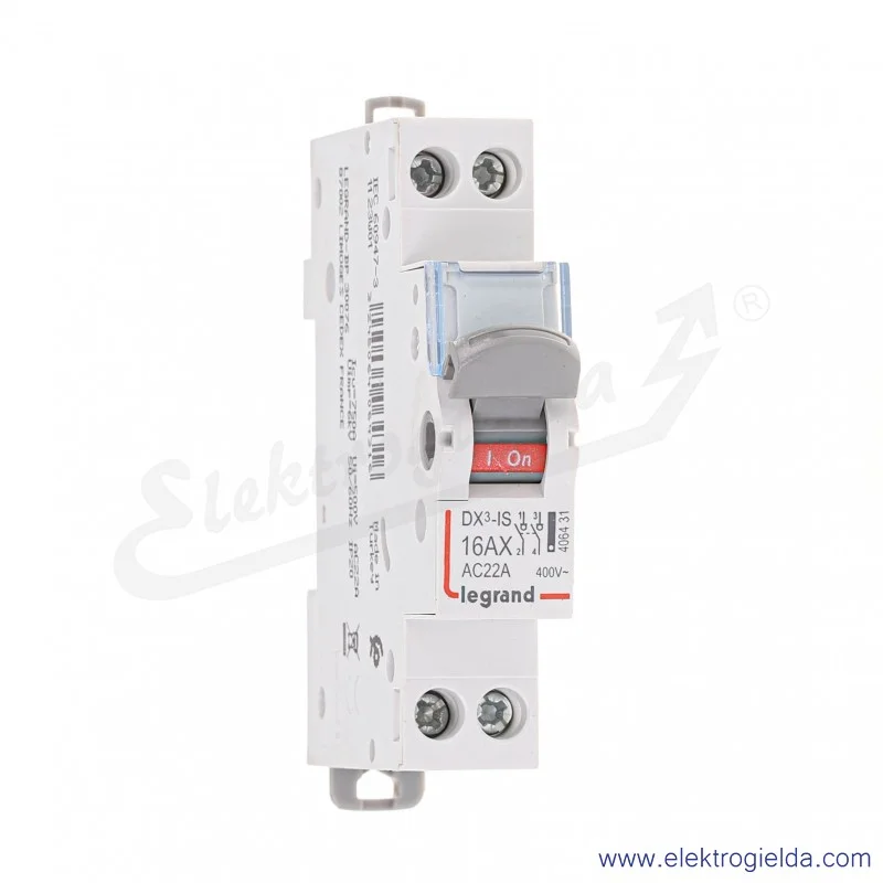 Rozłącznik modułowy 406431 FR302 400VAC 16A 2P, montaż DIN