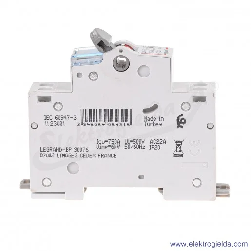 Rozłącznik modułowy 406431 FR302 400VAC 16A 2P, montaż DIN