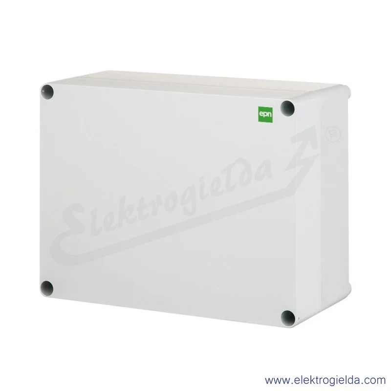 Puszka natynkowa 2709-00 170x135x147mm IP65 INDUSTRIAL szara RAL7035 (wewnętrzne wymiary164X129X132mm)