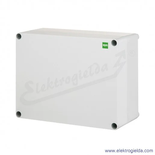 Puszka natynkowa 2709-00 170x135x147mm IP65 INDUSTRIAL szara RAL7035 (wewnętrzne wymiary164X129X132mm)