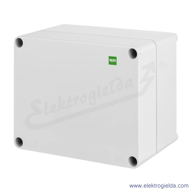 Puszka natynkowa 2711-00 170x135x85mm IP65 INDUSTRIAL szara RAL7035 (wewnętrzne wymiary 164X129X70mm)