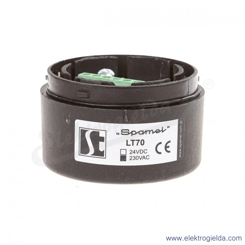Moduł bazy kolumny sygnalizacyjnej do LT70\230-BM 70mm 230VAC