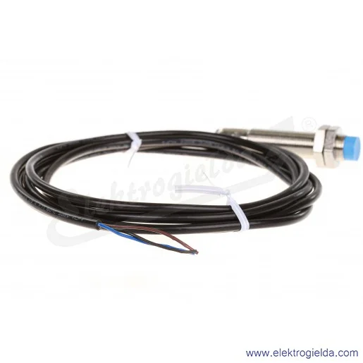 Czujnik indukcyjny 1040757 IME12-04NNSZW2S 10..30VDC, zasięg 4mm, NPN NO, tuleja M12, przewód 2m Czujnik indukcyjny 1040757 IME12-04NNSZW2S 10..30VDC, zasięg 4mm, NPN NO, tuleja M12, przewód 2m