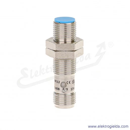 Czujnik indukcyjny 1040763 IME12-04BPSZC0K 10..30VDC, zasięg 4mm, PNP NO, tuleja M12, przyłącze M12 4P