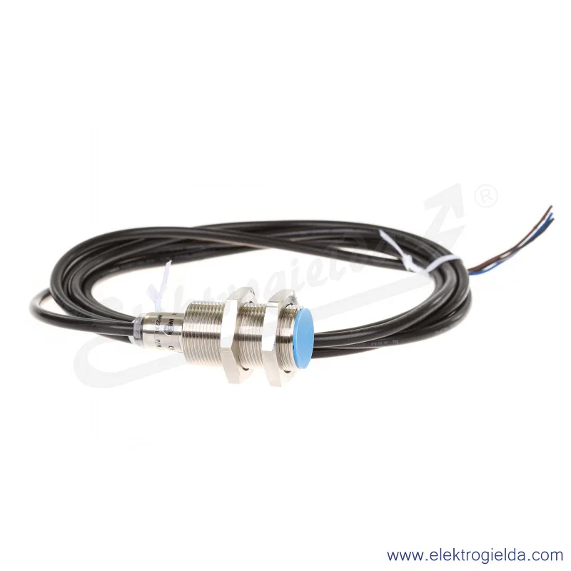 Czujnik indukcyjny 1040967 IME18-08BPSZW2K 10..30VDC, zasięg 8mm, PNP NO, tuleja M18, przewód 2m