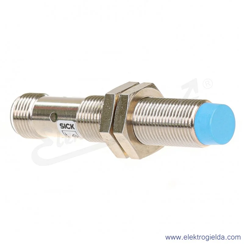 Czujnik indukcyjny 6011983 IM12-04NPS-ZC1 10..30VDC, zasięg 4mm, PNP NO, tuleja M12, konektor M12 4P, IP67