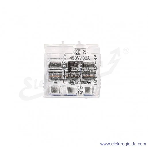 Szybkozłączka z dźwignią 88000313 SCL3 niebieska do drutów i linek 0.2-4mm2, 3 torowa