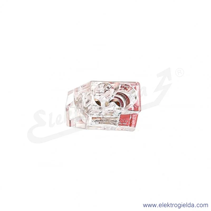 Szybkozłączka samozaciskowa 89021000 2*2,5 PC2252-CL bezgwintowa do drutów 0.2-2.5mm2, 2 torowa