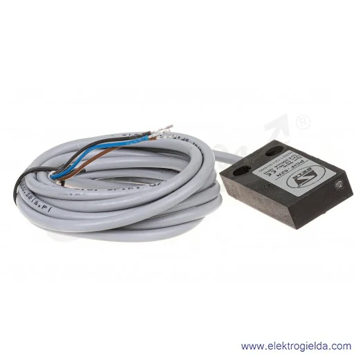 Czujnik indukcyjny PCIF 5ZN ITAMID 10..30VDC, zasięg 5mm, NPN NO, przewód 2m, 25x50x10mm
 