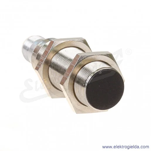 Czujnik indukcyjny SCID 8ZRPKW zasięg 8mm, 10..30VDC, PNP NO+NC, tuleja 66mm mosiężna M18, złącze M12 4P
 