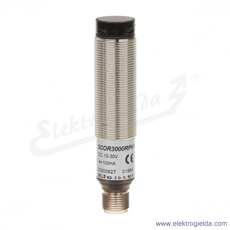 Czujnik refleksyjny SCOR 3000 RPKM 10..30VDC, PNP NO+NC, konektor M12 4P, długość 82mm