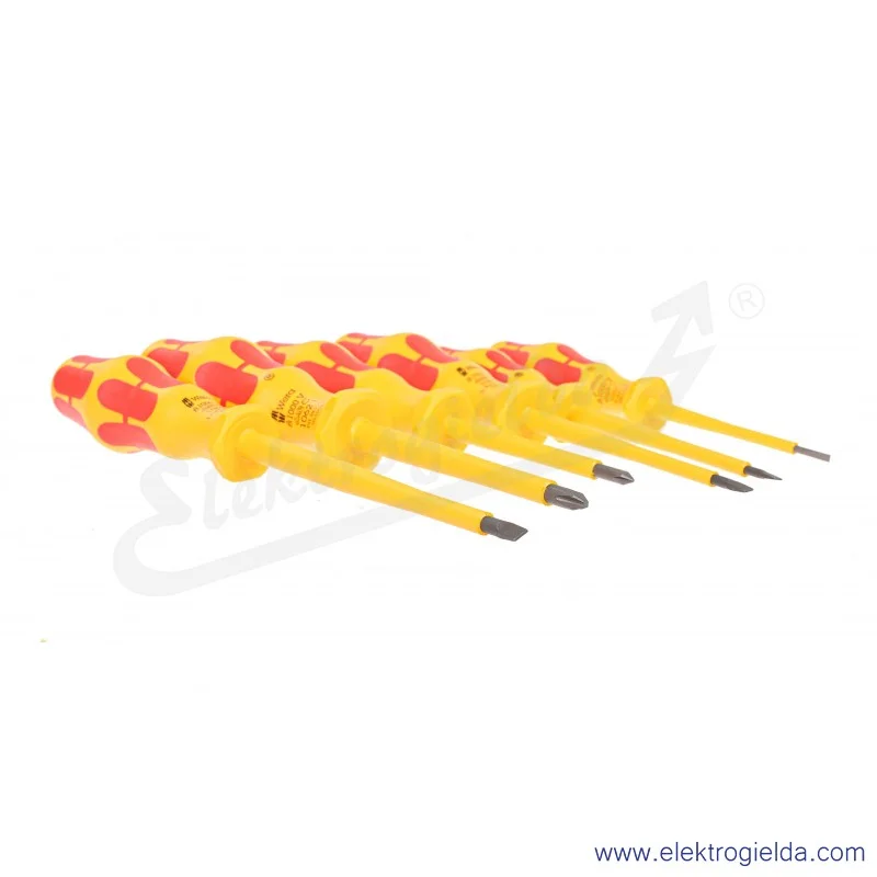 Zestaw wkrętaków 051575 Kraftform VDE 1060 i/1062, 2 krzyżakowe i 4 płaskie