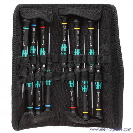 Zestaw wkrętaków precyzyjnych 073675 Kraftform Micro Set/12SB 12 częściowy