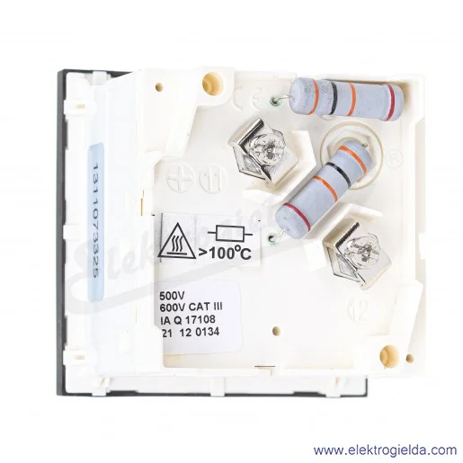 Miernik napięcia EA17N-500V EA17N 500V, montaż tablicowy 72x72mm