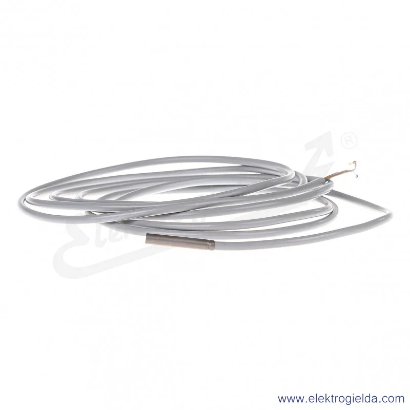 Czujnik indukcyjny 6020113 IH04-0B8PS-VW1 10..30VDC, zasięg 0.8mm, PNP NO, tuleja M4, przewód 3 żyłowy o długości 2m