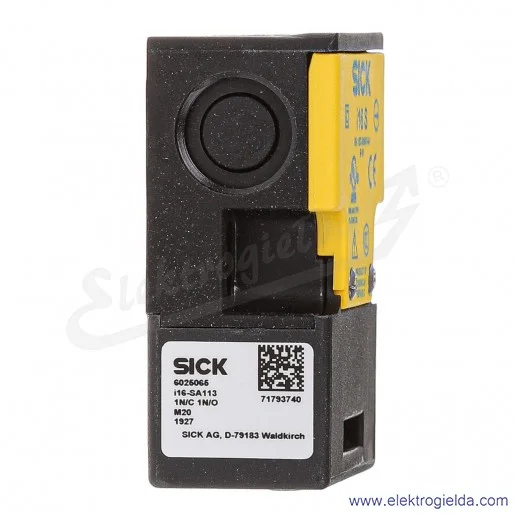Wyłącznik krańcowy magnetyczny 6025065 i16-SA113 bezpieczeństwa 1NO1NC, IP67