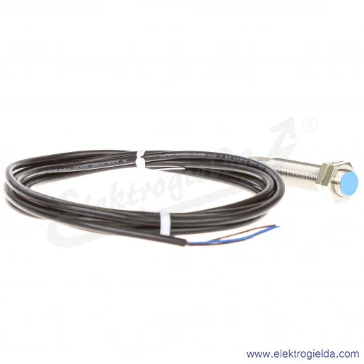 Czujnik indukcyjny 1040774 IME12-04BNSZW2S 10..30VDC, zasięg 4mm, NPN NO, tuleja M12, przewód 3 żyłowy o długości 2m