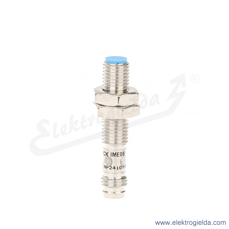 Czujnik indukcyjny 1040869 IME08-02BPSZT0K 10..30VDC, zasięg 2mm, PNP NO, tuleja M8, przyłącze M8 3P